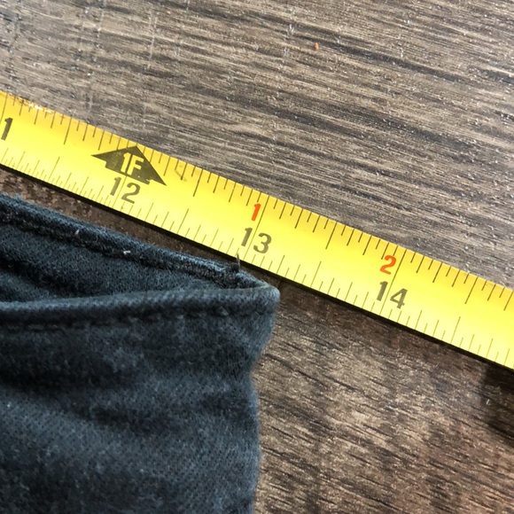 UNIVERSAL THREAD BLK HIGH RISE MIDI SHORTS 2/26R - Picture 6 of 8